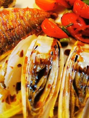 Barbuni s cikorijom u grill tosteru by David Skoko