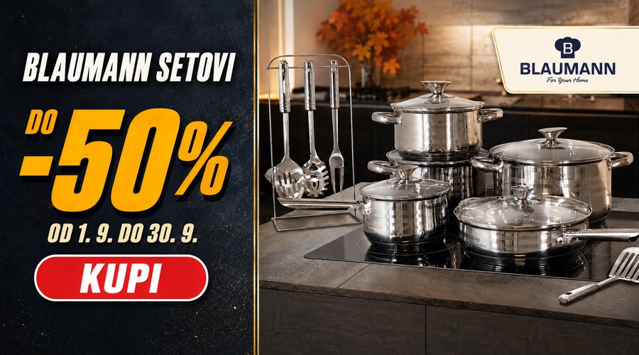 Blaumann najpovoljniji inox setovi lonaca