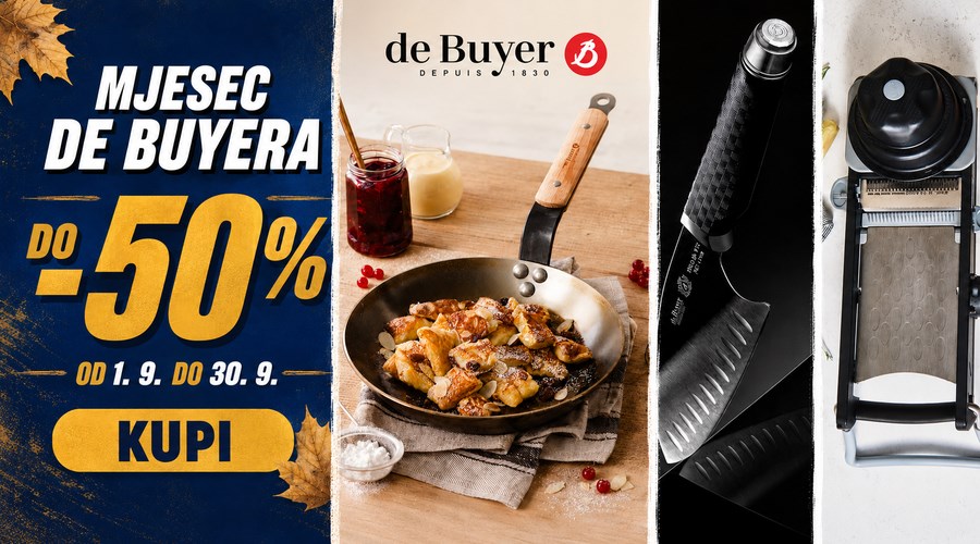 Vrhunsko de Buyer posuđe i kuhinjski pribor