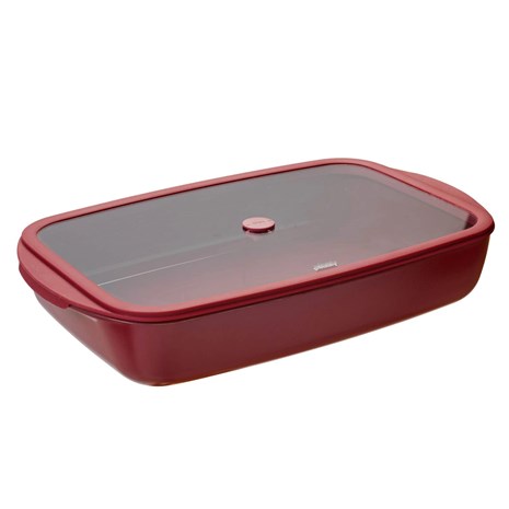 Pebbly Baking Tray stakleni pekač/posuda za spremanje s poklopcem