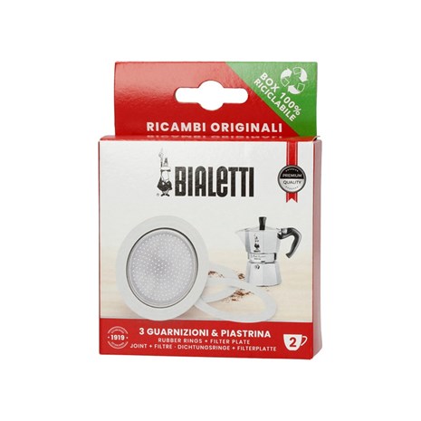 Bialetti set brtvi i filtra za kafetijere, 2 šalice