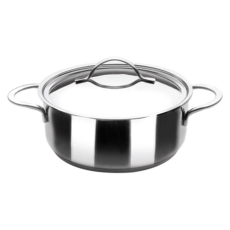 Ibili Noah Premium niski inox lonac s poklopcem