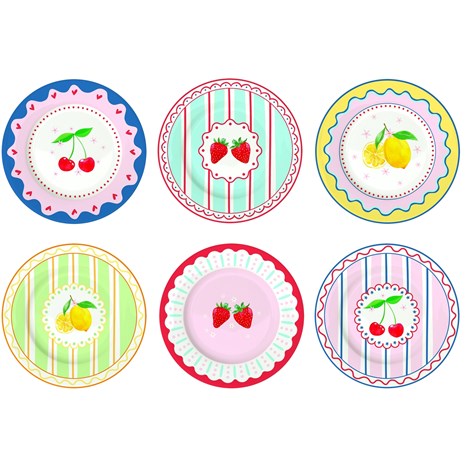 Easy Life Fruit Mania desertni tanjur, set za 1 osobu